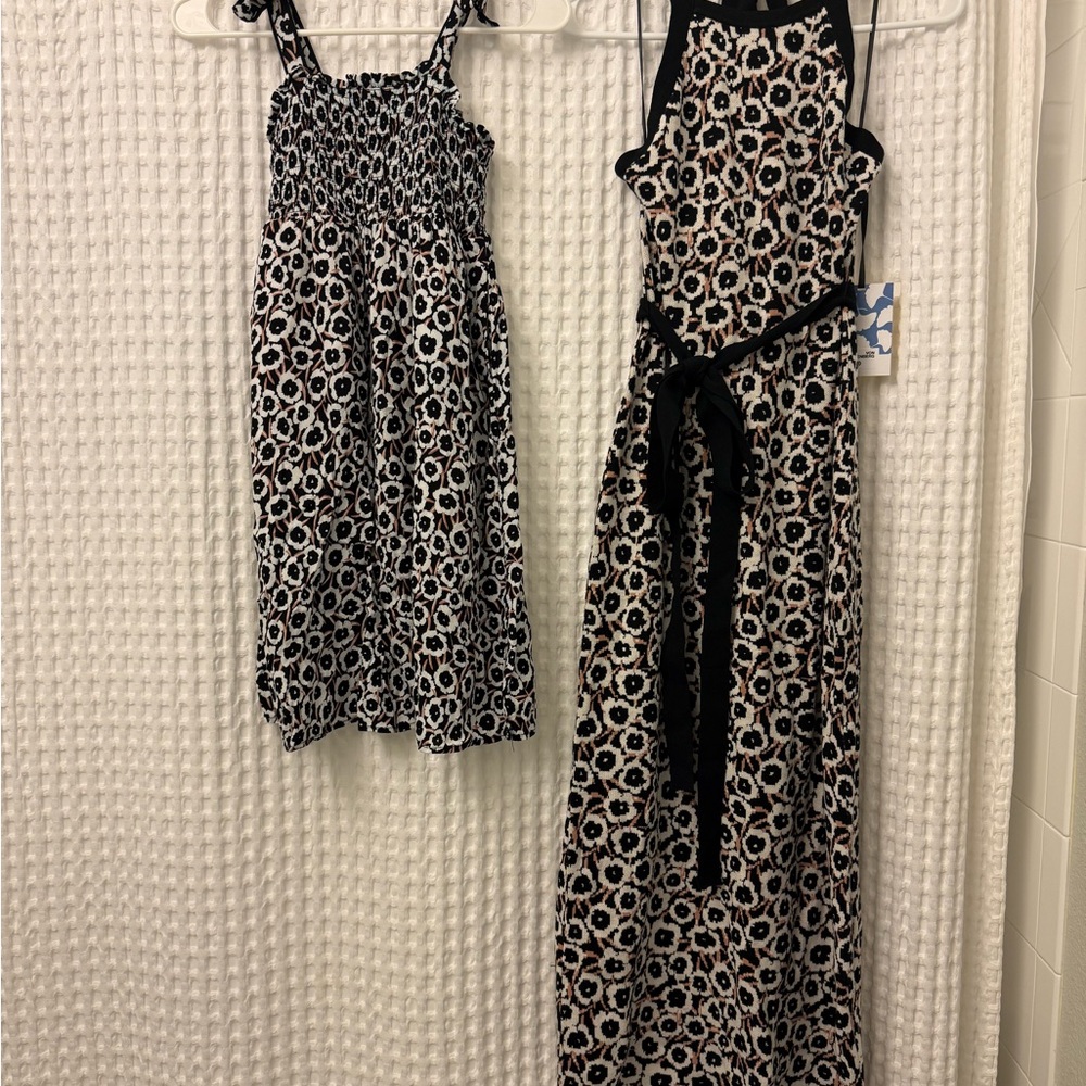DVF mother/daughter matching dresses!
